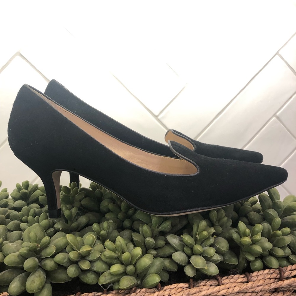 L.K. Bennett black suede pumps Sz37